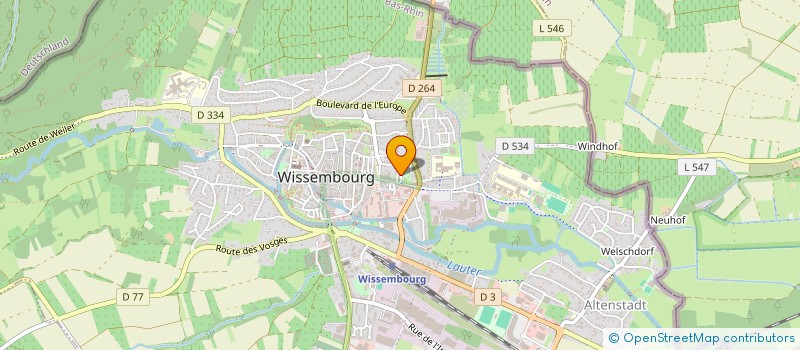 localisation de l'entreprise MADAME ALEKSANDRA KOZAKIEWICZ  WISSEMBOURG