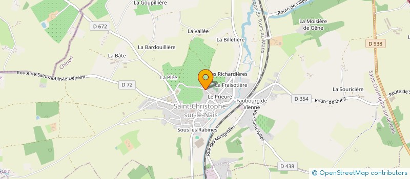 localisation de l'entreprise MADAME ALEKSANDRA LONIEWSKA  SAINT-CHRISTOPHE-SUR-LE-NAIS