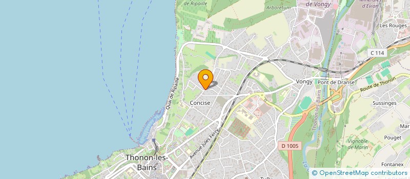 localisation de l'entreprise MADAME ALEKSANDRA LUCZKIEWICZ à THONON-LES-BAINS