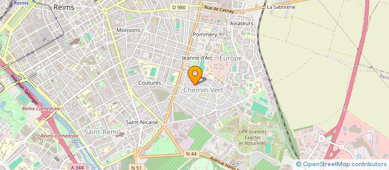 localisation de l'entreprise MADAME ALEKSANDRA PLAVSIC  REIMS
