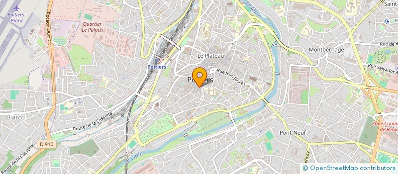 localisation de l'entreprise MADAME ALEKSANDRA POZDEEVA  POITIERS