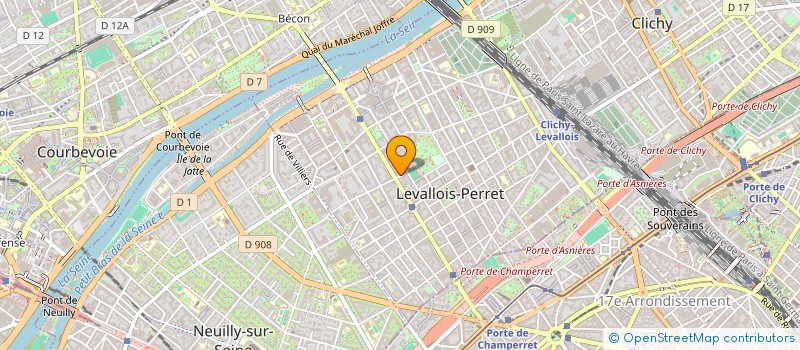 localisation de l'entreprise MADAME ALEKSANDRA PTASZYNSKA à LEVALLOIS-PERRET