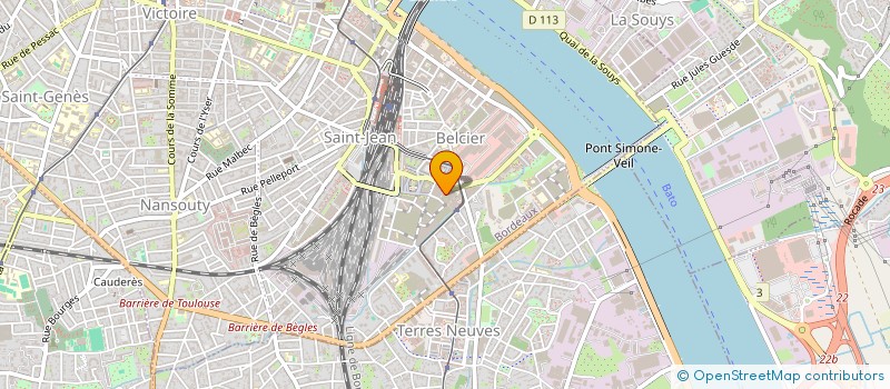 localisation de l'entreprise MADAME ALEKSANDRA PUDOVKINA  BORDEAUX