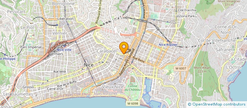 localisation de l'entreprise MADAME ALEKSANDRA ROMANCZUK à NICE