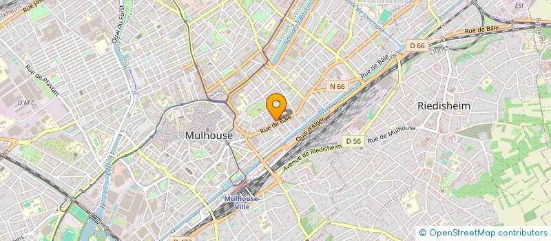 localisation de l'entreprise MADAME ALEKSANDRA RUMENOVA STEFANOVA  MULHOUSE