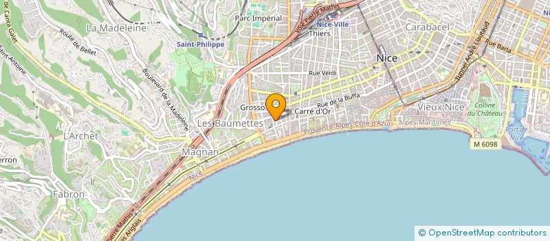 localisation de l'entreprise MADAME ALEKSANDRA SARNOWSKA à NICE