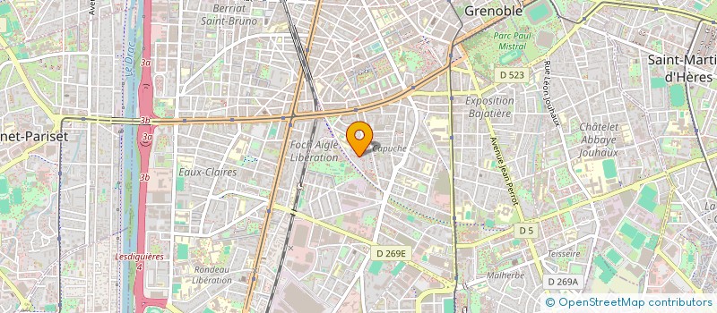 localisation de l'entreprise MADAME ALEKSANDRA SMRTNIK  GRENOBLE