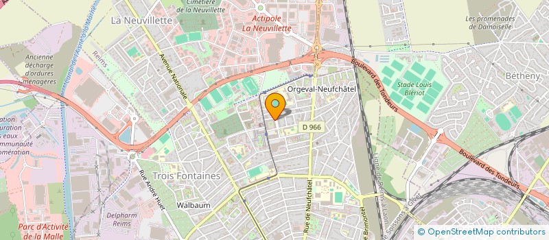 localisation de l'entreprise MADAME ALEM BEJAOUI  REIMS