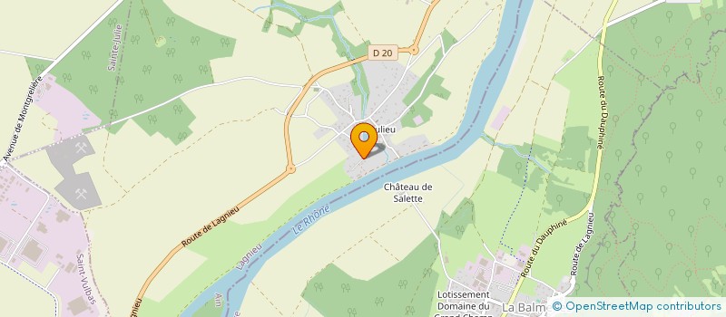 localisation de l'entreprise MADAME ALENA BIBIK  LAGNIEU