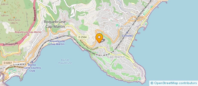 localisation de l'entreprise MADAME ALENA BRUNOT à ROQUEBRUNE-CAP-MARTIN