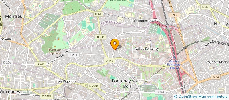 localisation de l'entreprise MADAME ALENA ISCHENKO  FONTENAY-SOUS-BOIS