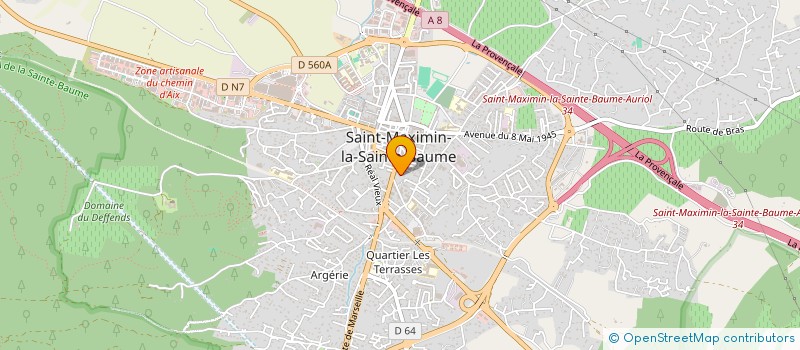 localisation de l'entreprise MADAME ALENA KHARTCHENKO  SAINT-MAXIMIN-LA-SAINTE-BAUME