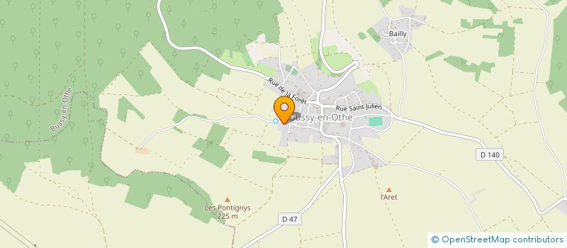 localisation de l'entreprise MADAME ALENA KHODOROVITCH  BUSSY-EN-OTHE