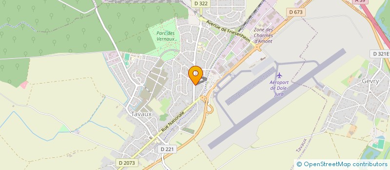 localisation de l'entreprise MADAME ALENA SHVETS  TAVAUX