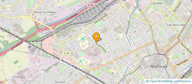 localisation de l'entreprise MADAME ALENA ZULIANI  RIEDISHEIM