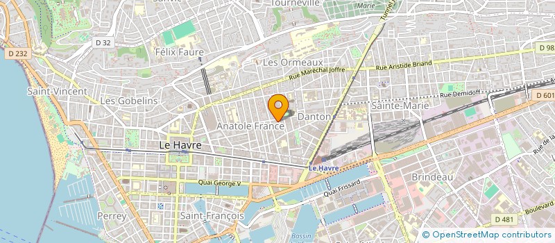 localisation de l'entreprise MADAME ALENICE LEGOUX à LE HAVRE