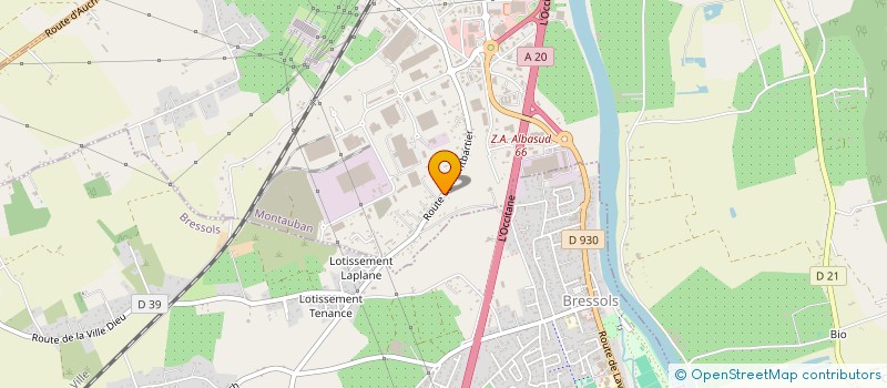 localisation de l'entreprise MADAME ALENNA THIRY  MONTAUBAN