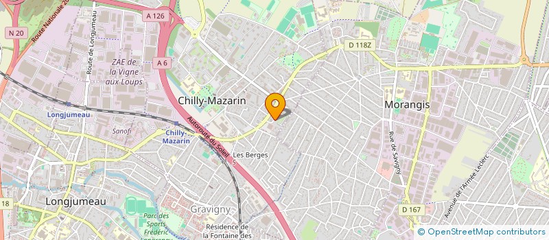 localisation de l'entreprise MADAME ALESEA GREOSU  CHILLY-MAZARIN