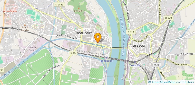 localisation de l'entreprise MADAME ALESEA SURDU  BEAUCAIRE