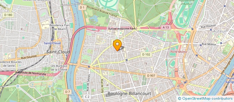 localisation de l'entreprise MADAME ALESIA COBBAERT  BOULOGNE-BILLANCOURT