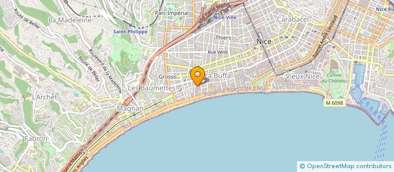 localisation de l'entreprise MADAME ALESSANDRA CANNETTA à NICE
