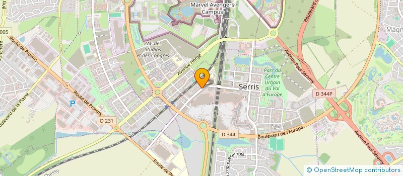 localisation de l'entreprise MADAME ALESSANDRA DI NOI  SERRIS