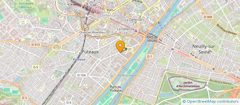 localisation de l'entreprise MADAME ALESSANDRA FRAUZINO DA SILVEIRA à PUTEAUX
