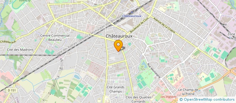 localisation de l'entreprise MADAME ALESSANDRA MAUREL à CHATEAUROUX