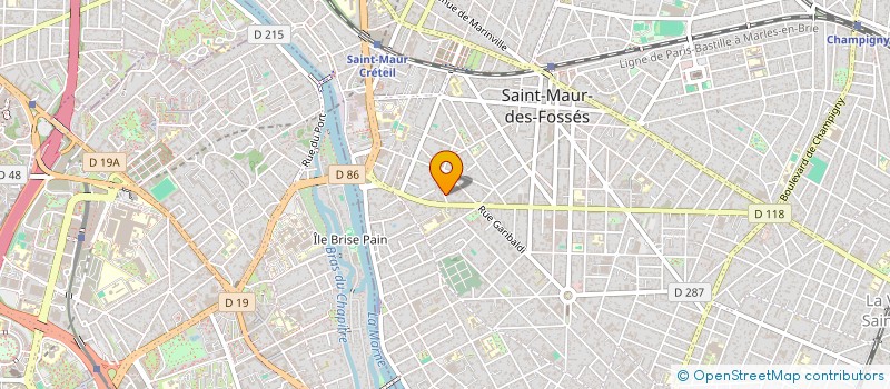 localisation de l'entreprise MADAME ALESSANDRA OGNIBENE CARDOSO DE MEDEIROS à SAINT-MAUR-DES-FOSSES