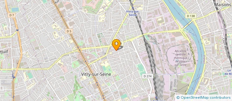 localisation de l'entreprise MADAME ALESSANDRA ROBOTTI à VITRY-SUR-SEINE