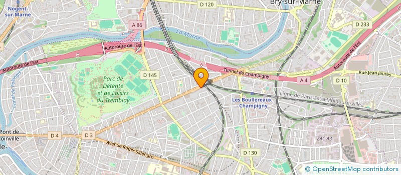 localisation de l'entreprise MADAME ALESSANDRA SORBELLO à CHAMPIGNY-SUR-MARNE