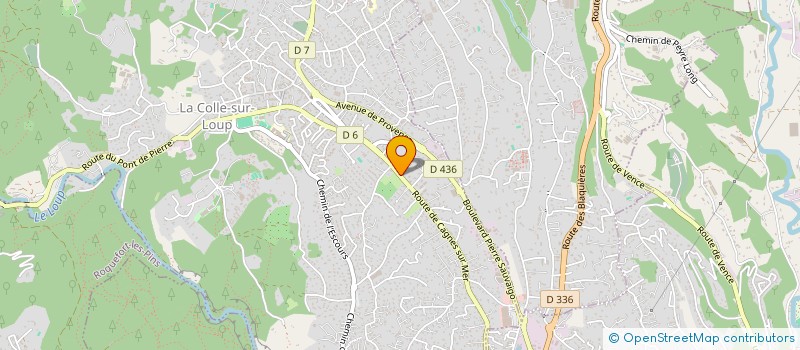 localisation de l'entreprise MADAME ALESSANDRA VIOTTI  LA COLLE-SUR-LOUP