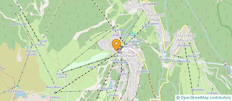 localisation de l'entreprise MADAME ALESSIA FELICETTI à COURCHEVEL