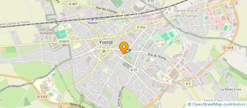 localisation de l'entreprise MADAME ALESSIA SIMONE  YVETOT