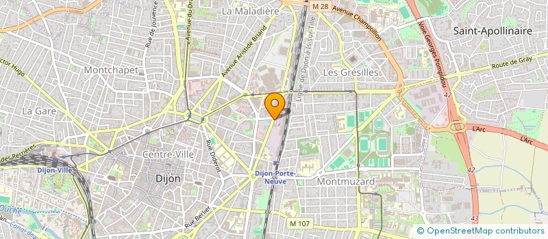 localisation de l'entreprise MADAME ALETH FOUILLAND  DIJON