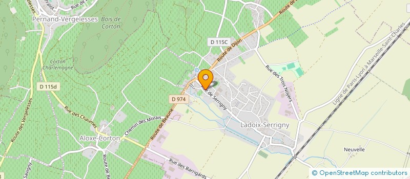 localisation de l'entreprise MADAME ALETH FREMY  LADOIX-SERRIGNY