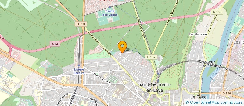 localisation de l'entreprise MADAME ALETH VIGIER  SAINT-GERMAIN-EN-LAYE