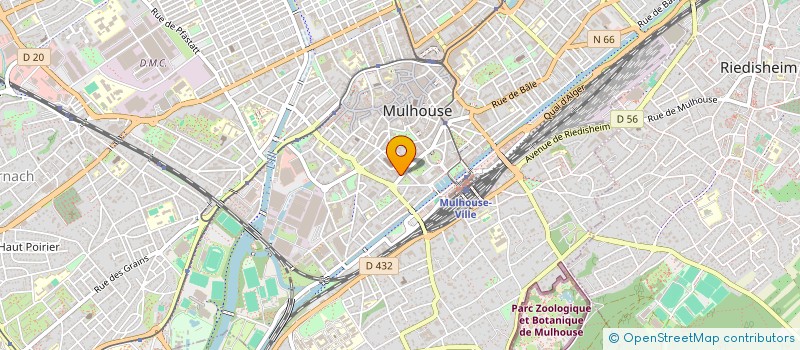 localisation de l'entreprise MADAME ALEV COMERT  MULHOUSE