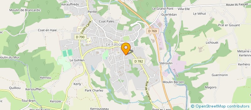 localisation de l'entreprise MADAME ALEX CLAUS  LE FAOUET