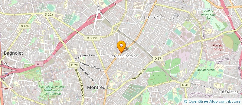 localisation de l'entreprise MADAME ALEX HUN à MONTREUIL