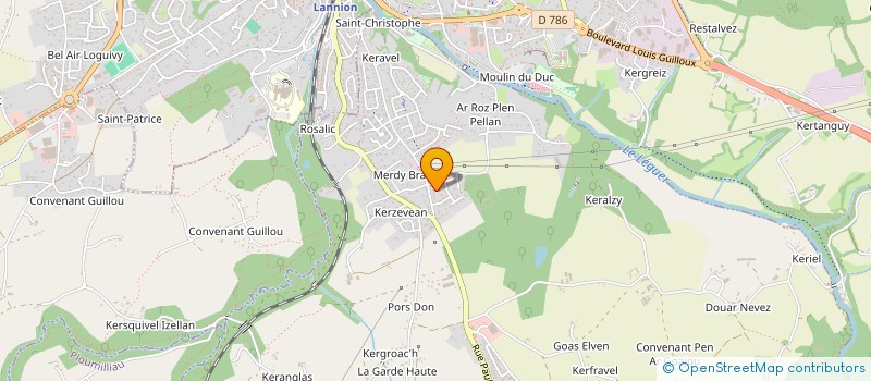 localisation de l'entreprise MADAME ALEX MOIGNEU à PLOUBEZRE