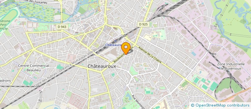 localisation de l'entreprise MADAME ALEXA BERTHON à CHATEAUROUX