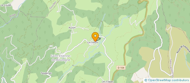 localisation de l'entreprise MADAME ALEXA BRUNET à AUBENAS