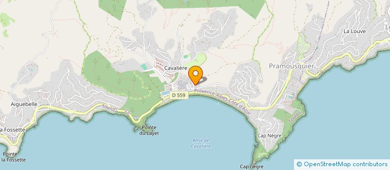 localisation de l'entreprise MADAME ALEXA DOMINGUEZ à LE LAVANDOU