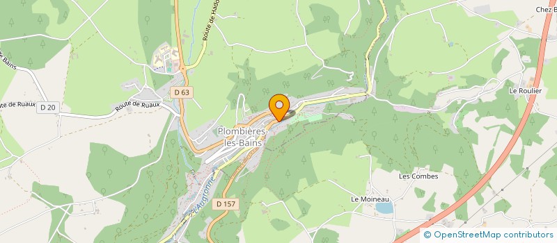 localisation de l'entreprise MADAME ALEXA GROLIER  PLOMBIERES-LES-BAINS