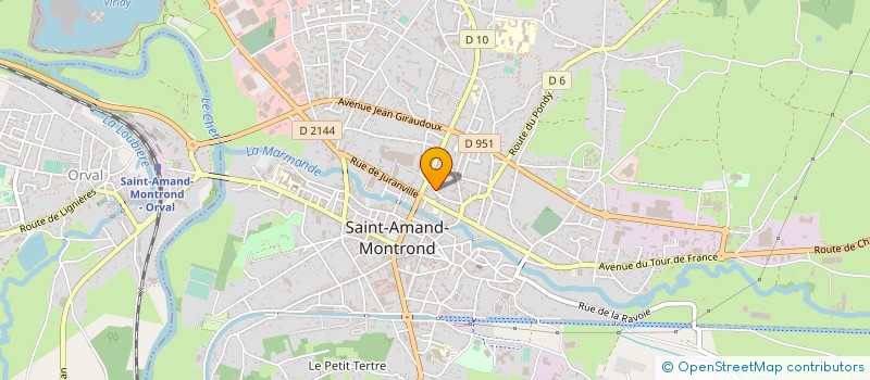 localisation de l'entreprise MADAME ALEXA IUNG à SAINT-AMAND-MONTROND