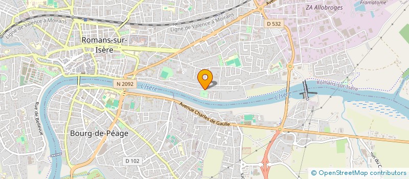 localisation de l'entreprise MADAME ALEXA MARONANI à ROMANS-SUR-ISERE