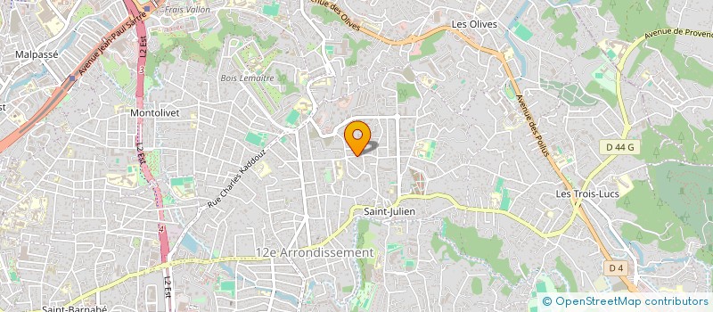 localisation de l'entreprise MADAME ALEXA PASTORE  MARSEILLE