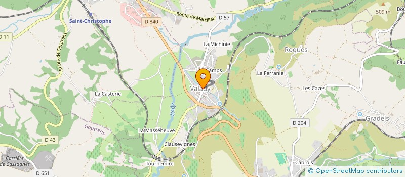 localisation de l'entreprise MADAME ALEXA PIGNIER  VALADY