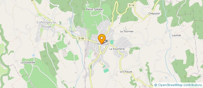 localisation de l'entreprise MADAME ALEXA POLLET  MEYSSAC